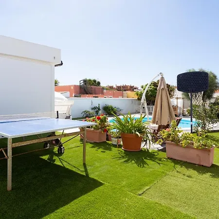 Сasa de vacaciones Palm Mar With Pool And Garden