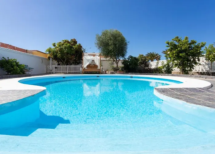 Palm Mar With Pool And Garden *