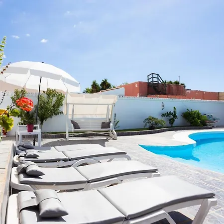 Ferienhaus Palm Mar With Pool And Garden