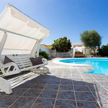 Vakantiehuis Palm Mar With Pool And Garden